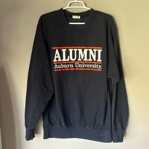 AUBURN University Alumni Navy/Orange Crewneck Sweatshirt